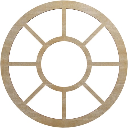 Ekena Millwork Grace Wood Fretwork Pierced Ceiling Medallion, Hickory, 16"OD x 5 3/4"ID x 3/8"T CMWP16X0375GRHI